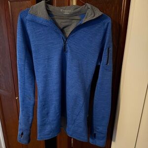 *3/20* Stonewear Blue Half Zip Jacket